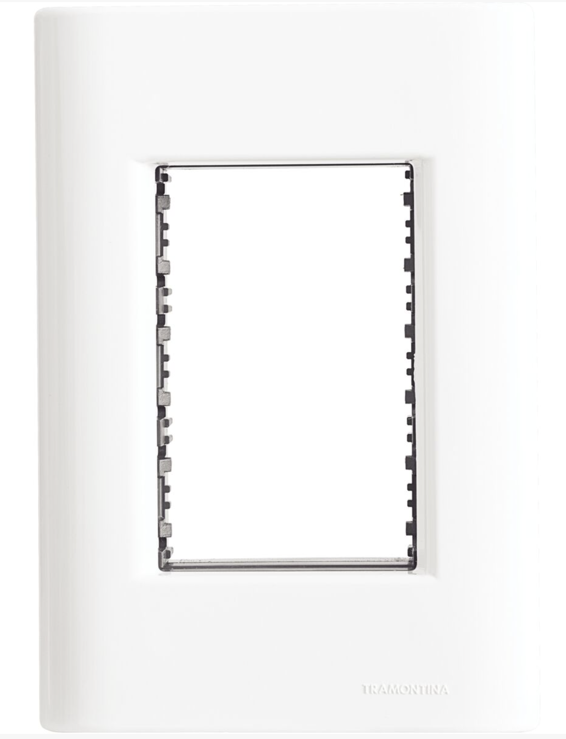 Placa 3 Postos 4X2 GIZ Branco Tramontina