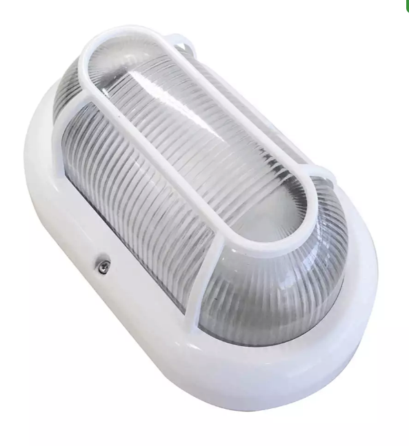 Arandela Tartaruga Clean PP Lente PC 1xE27 IP41 40W Bivolt - Branco Blumenau