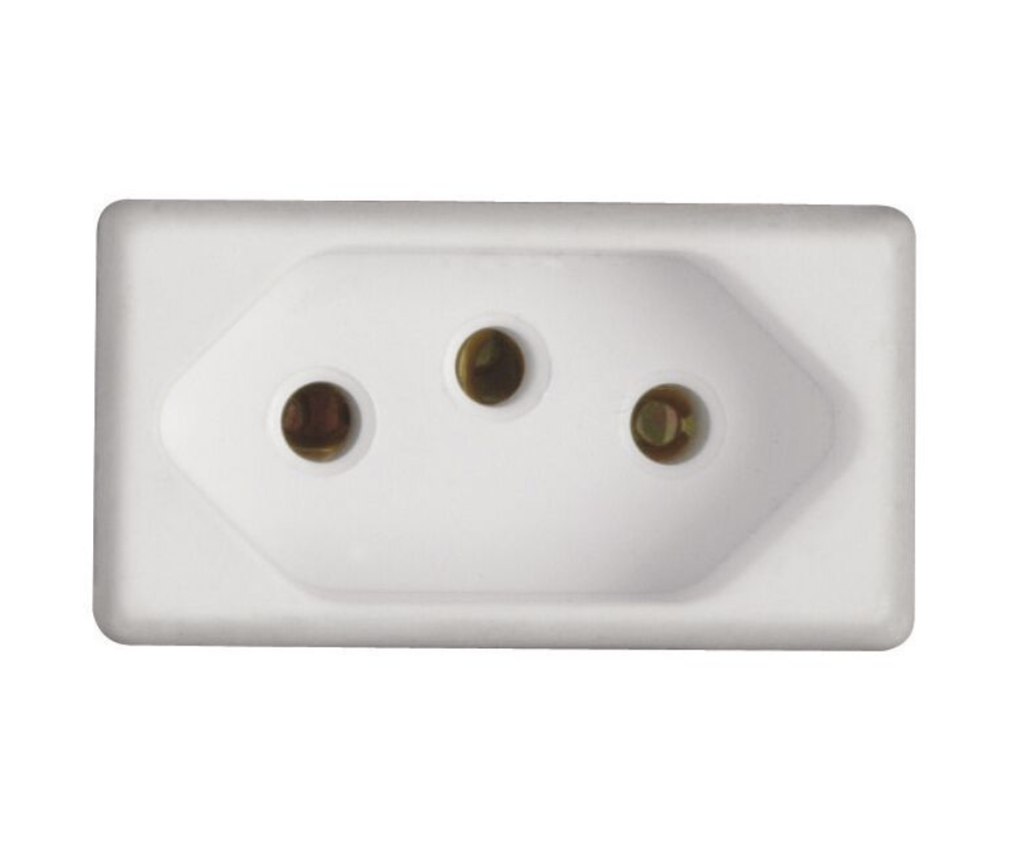 Modulo Tomada 2P+T 20A/250V Branco Tramontina Tramontina
