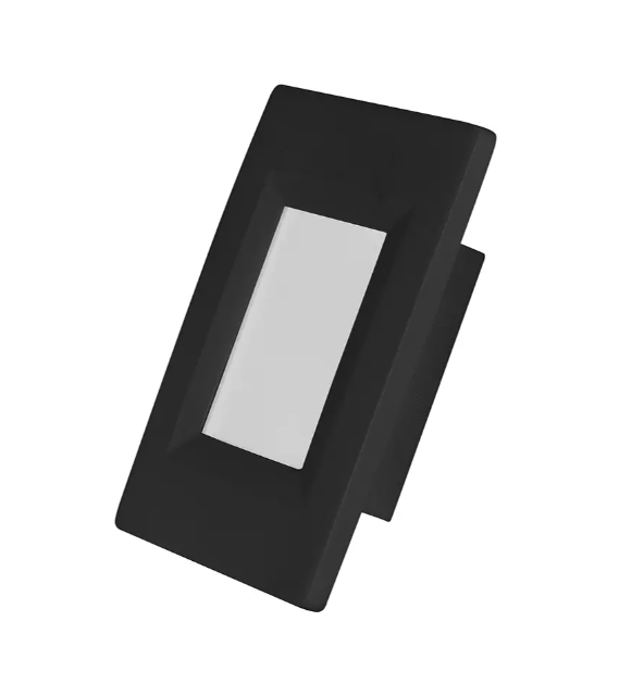 Balizador LED Litten ABS 4x2 2W Bivolt 3.000K - Preto Blumenau