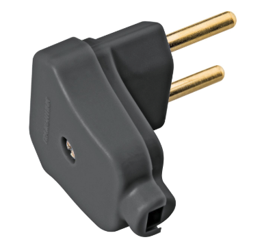 Plugue Angular 2P 10A/250V Tramontina