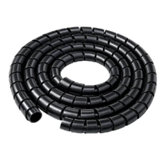 Espiral Tubo 5/16" Diam 8MM Preto 10M IPC