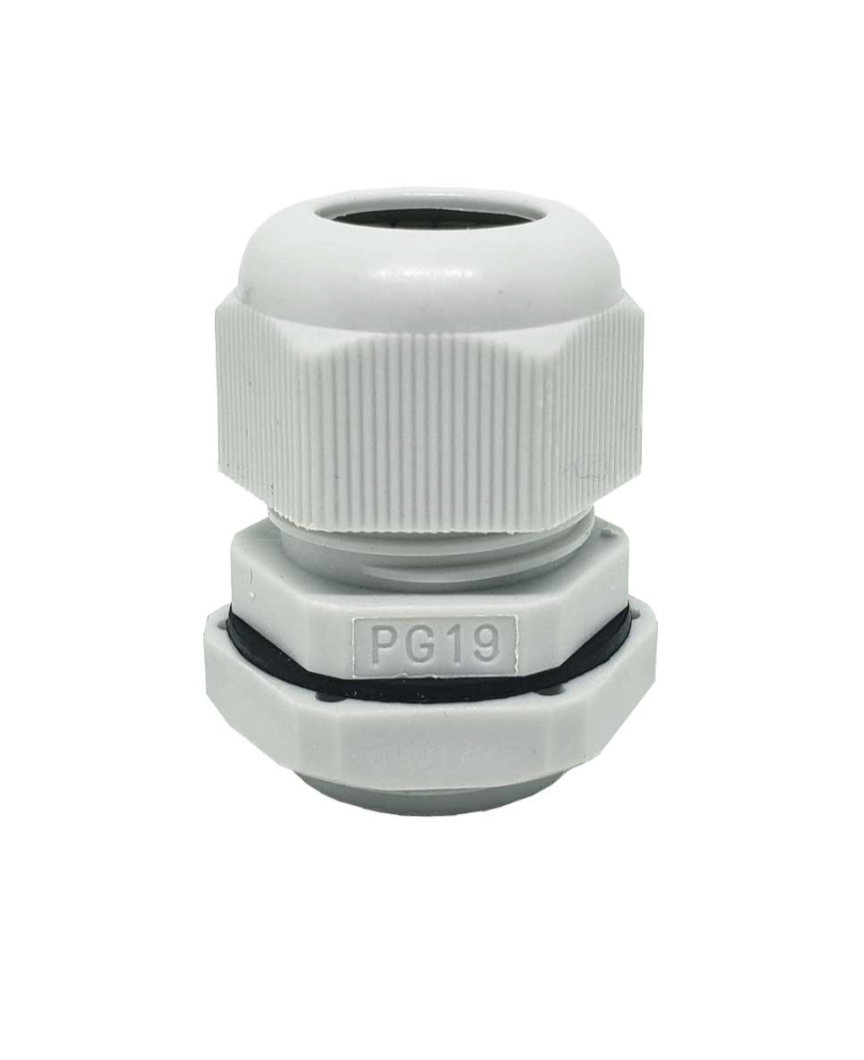 PRENSA CABO M40x1.5 BRANCO COM ANEL DE VEDACAO
