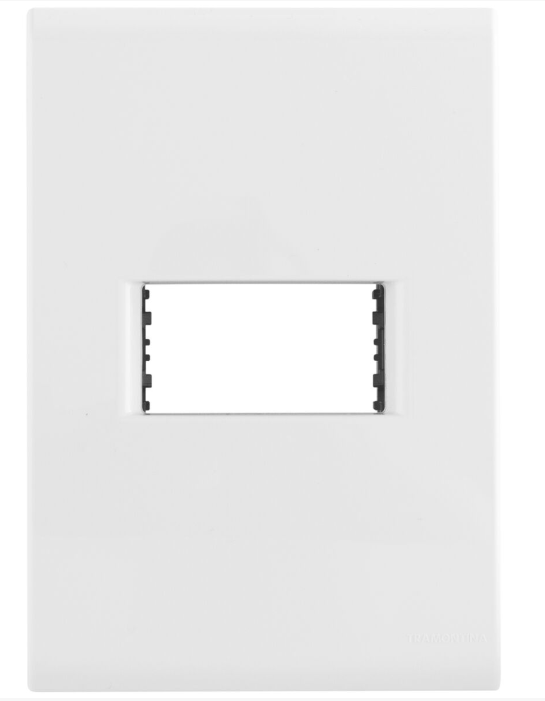 Placa 4X2 1P Horizontal LIZ Branca Tramontina