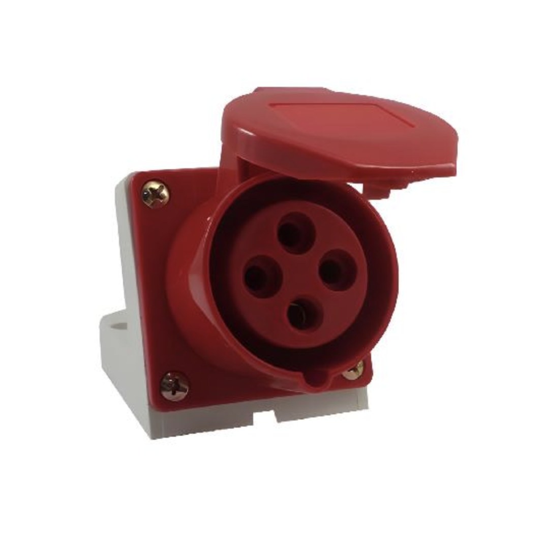 Tomada SOB Vermelho 3P+T 380V 16A 6H IP44