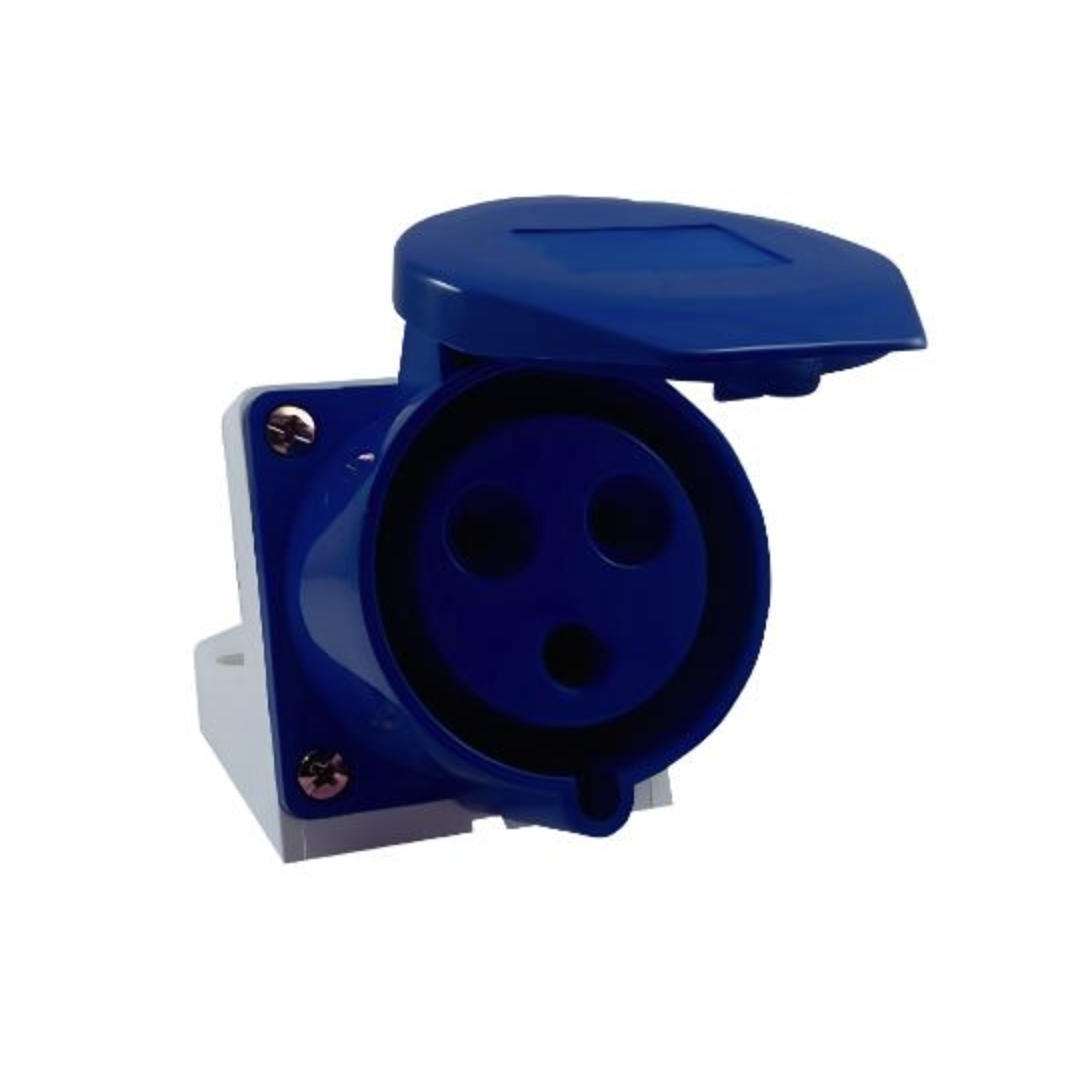 Tomada SOB Azul 2P+T 220V 32A 6H IP44