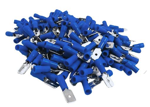 Terminal Plast Macho 2,5MM AZ