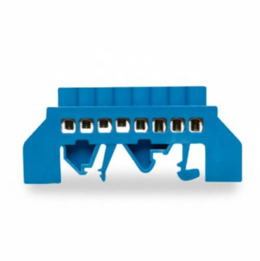 Barramento Dist. Neutro Fixacao POR Trilho - 8 Ligacoes AZ IPC