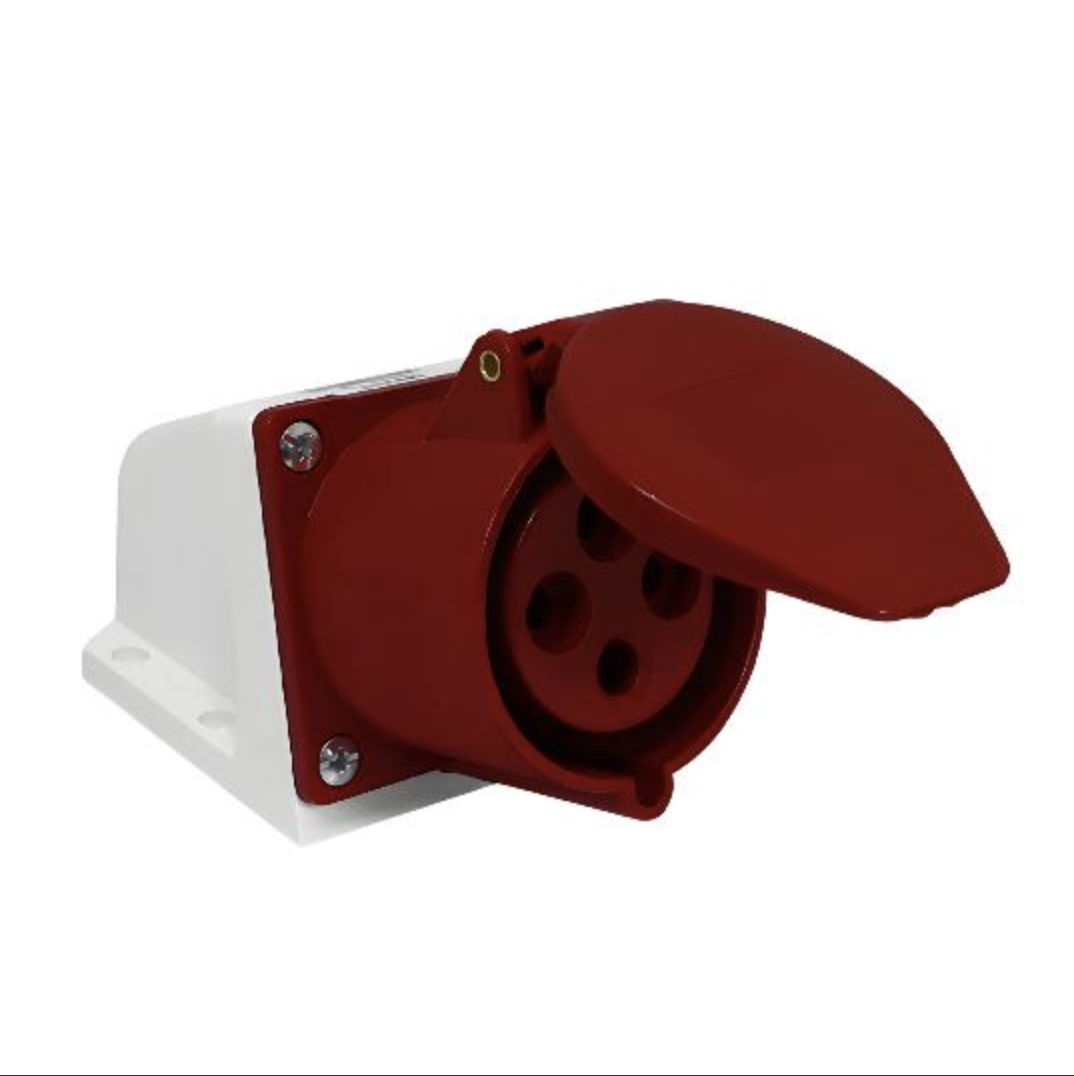 Tomada SOB Vermelho 3P+T 380V 32A 6H IP44