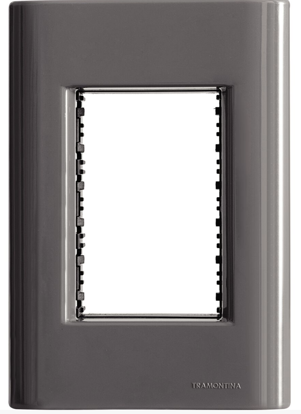 Placa 3 Postos 4X2 GIZ Titanio Tramontina